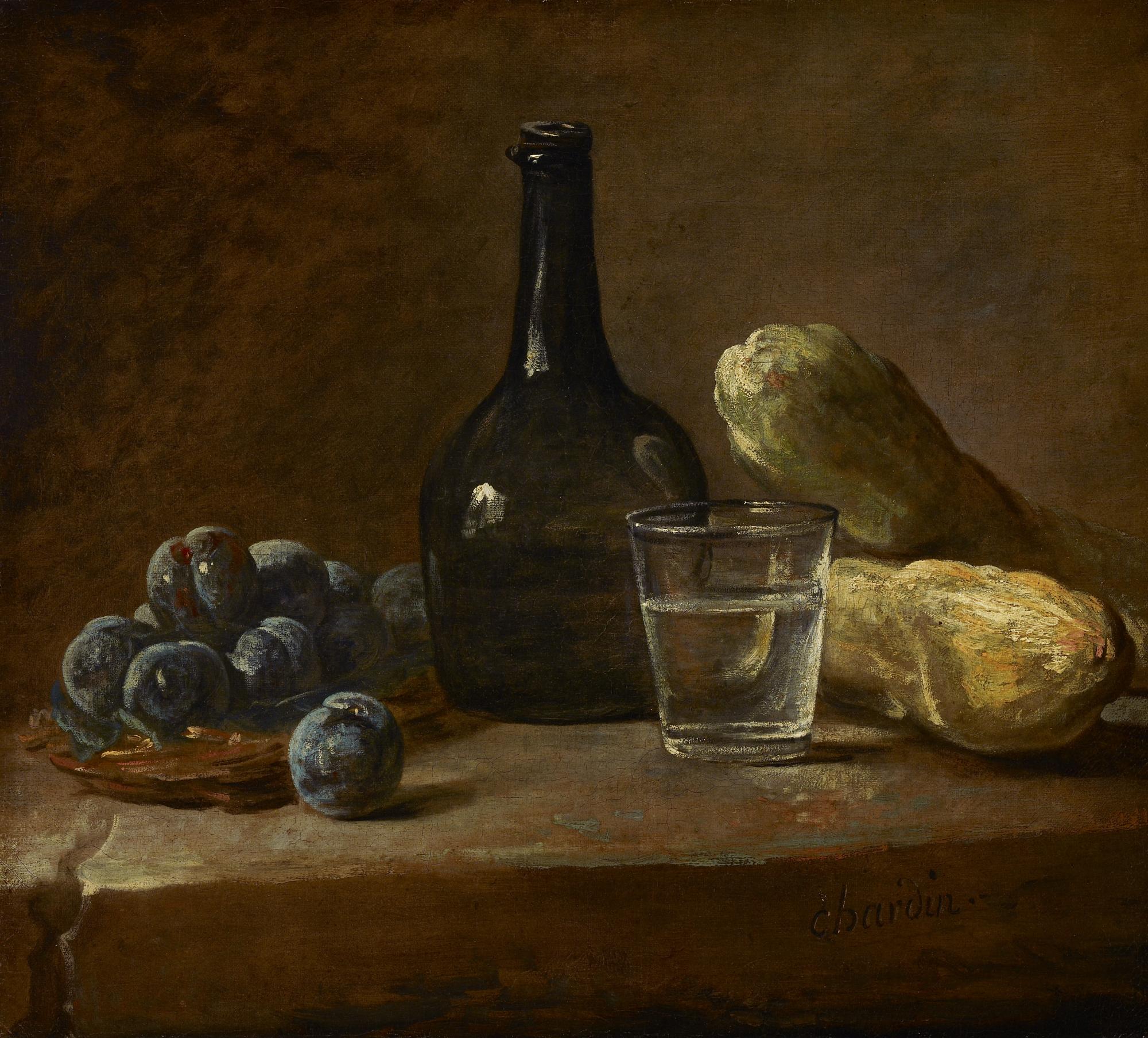 Chardin, Still Life with Plums