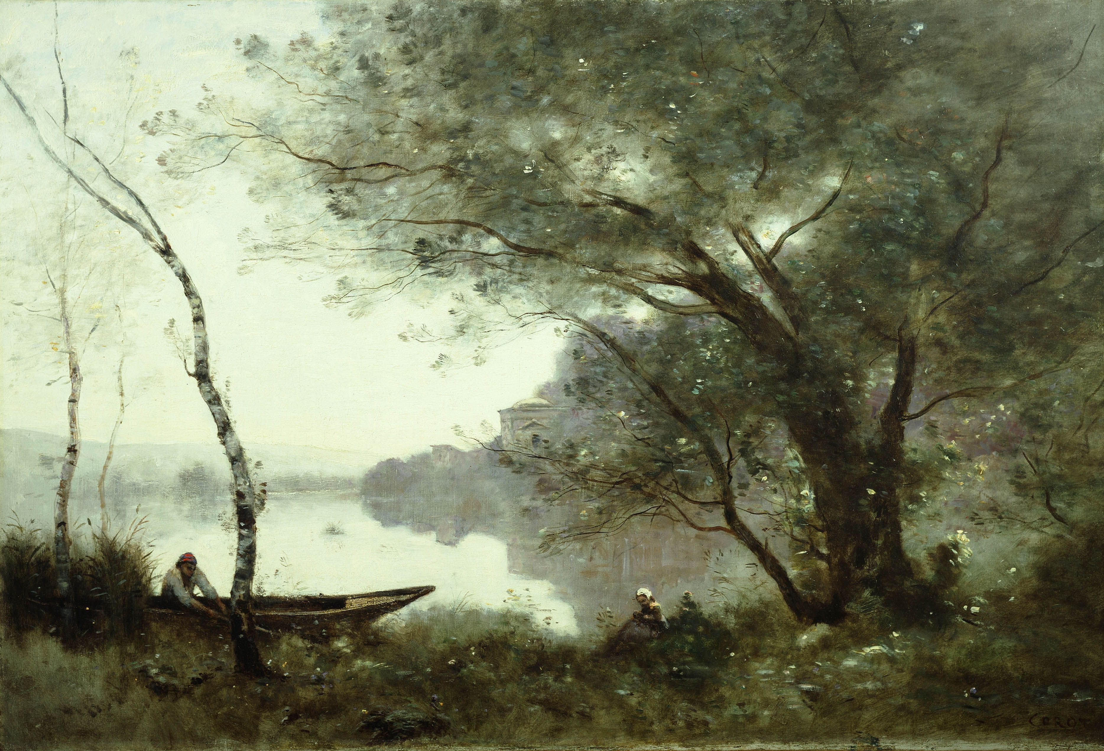 Corot, Boatman of Mortefontaine