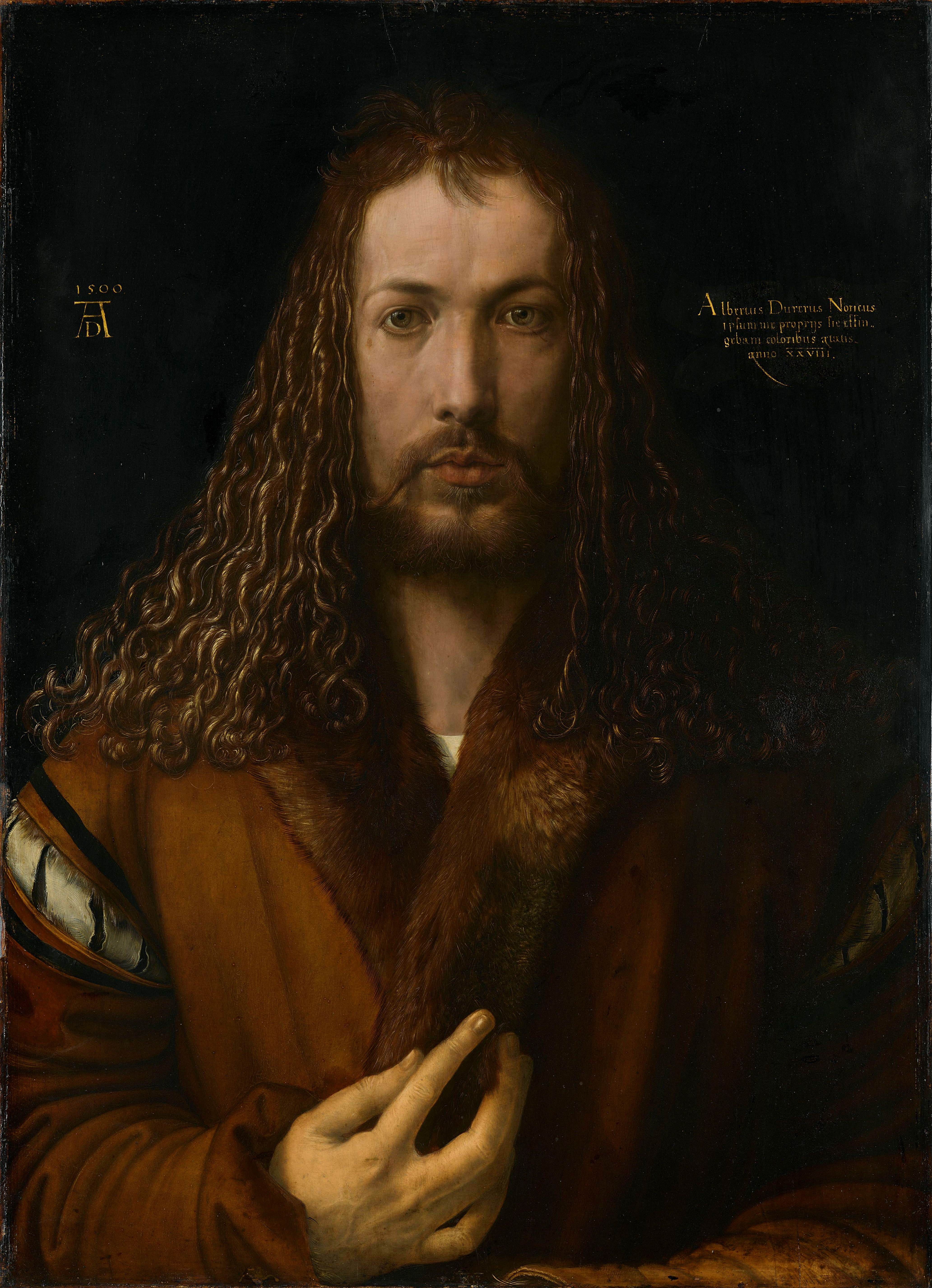 Dürer self-portrait at 28