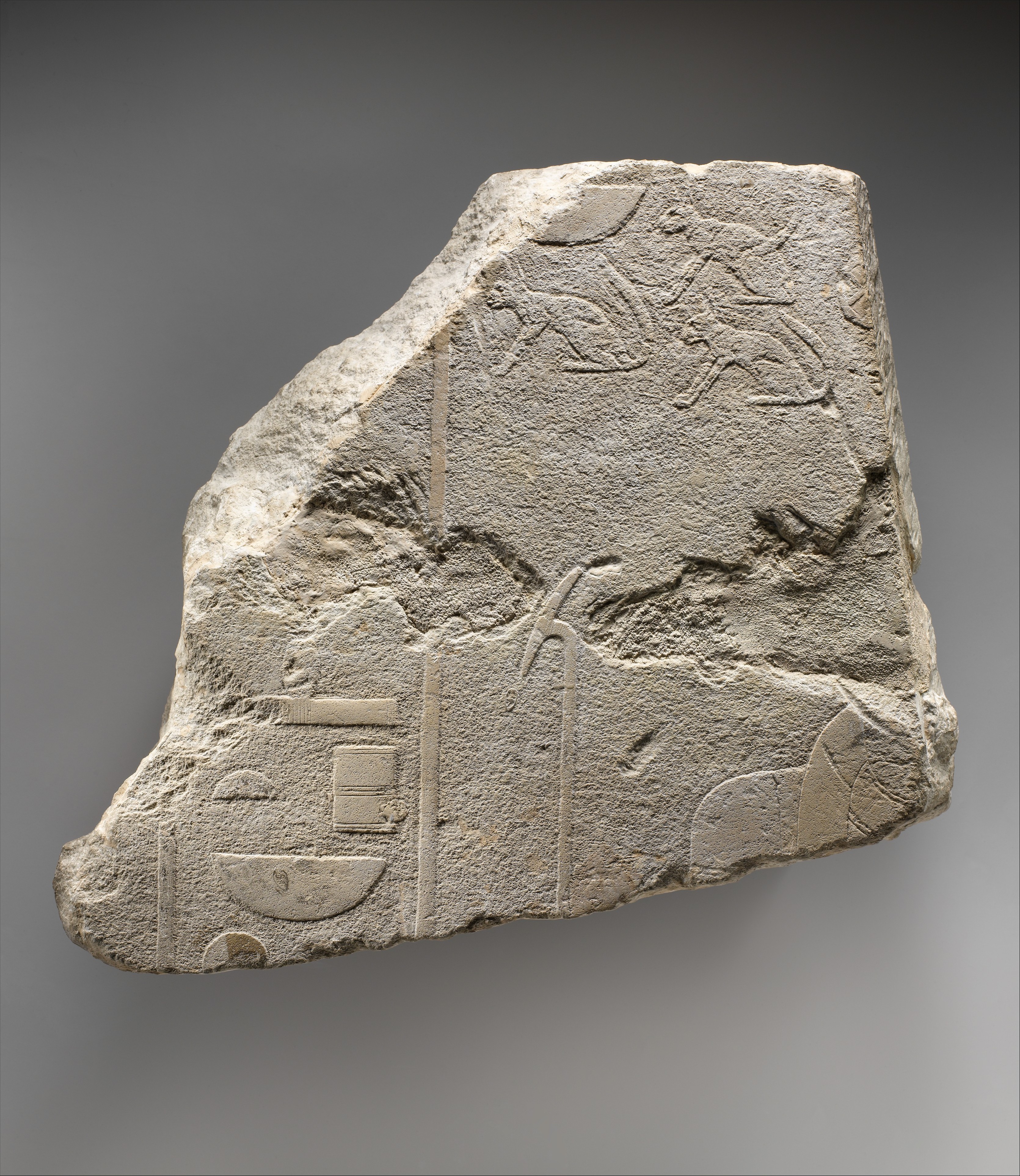 Relief with hieroglyphic label “Lord of Cats' Town”