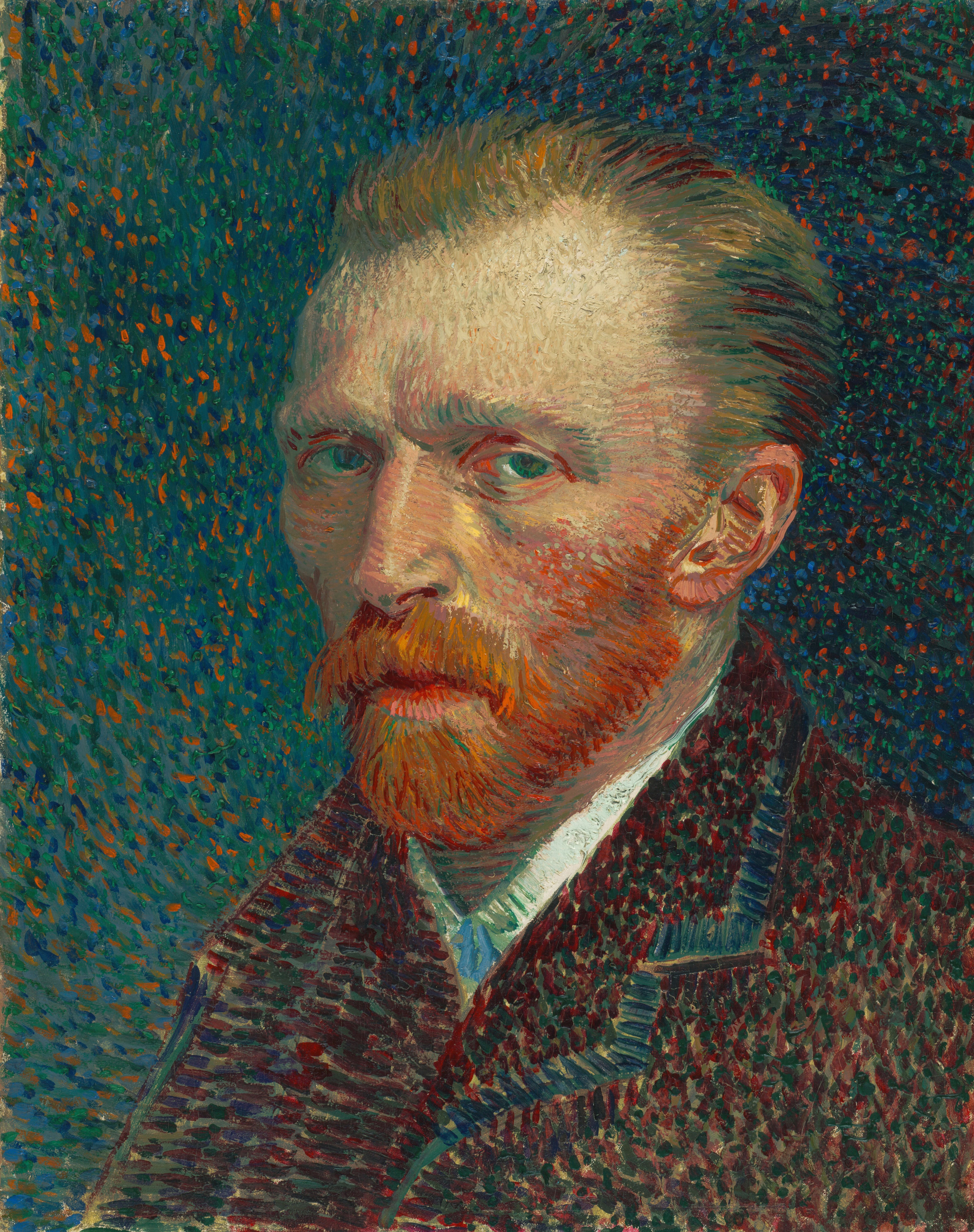 Van Gogh, self-portrait without beard